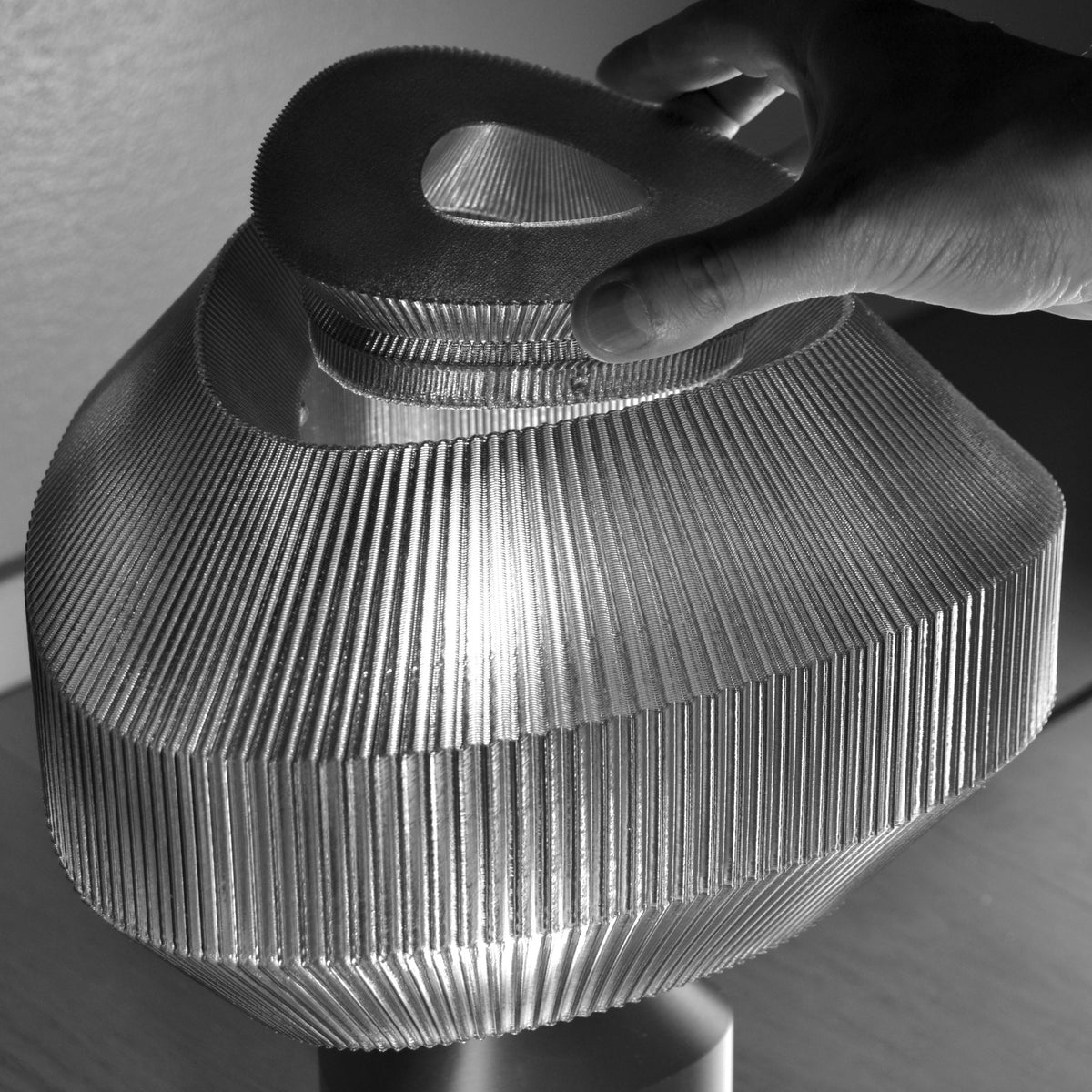 Temple Lamp, Copper Brown