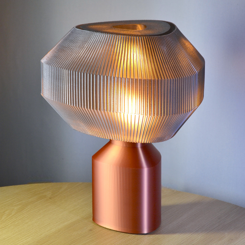 Temple Lamp, Copper Brown