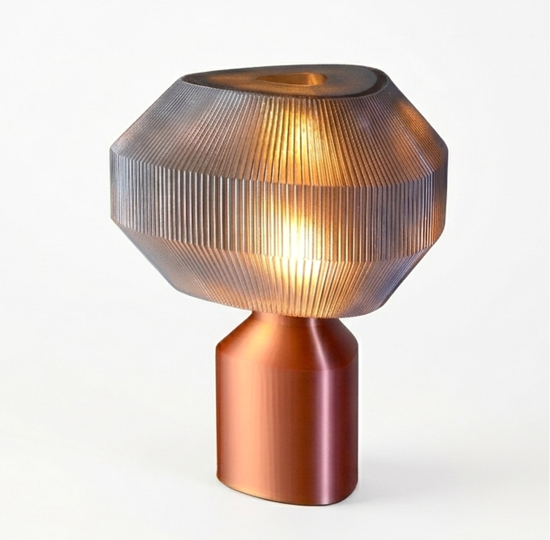 Temple Lamp, Copper Brown