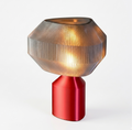 Temple Lamp, Silk Red
