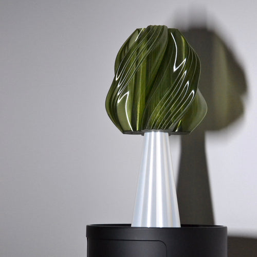 Vortex Lamp, Glassy Green